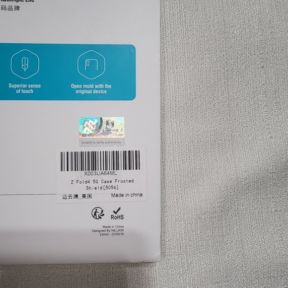 nillkin phone protection Samsung z fold 4 5g black case - Picture 7 of 8